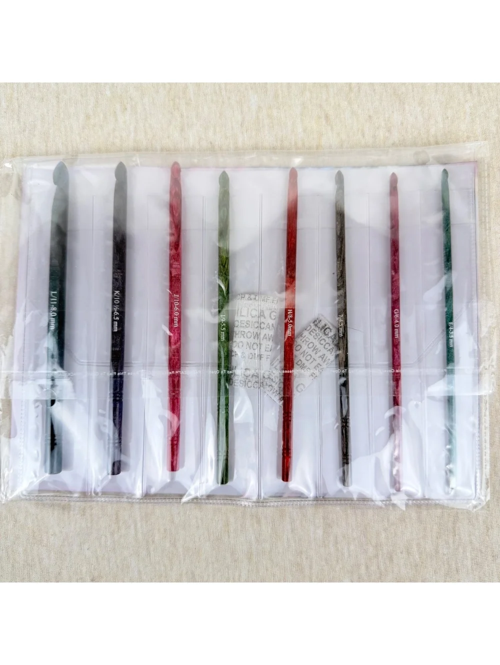 Knitter’s Pride Dreamz Symfonie Wood Crochet Hook Set 8pc New Sealed